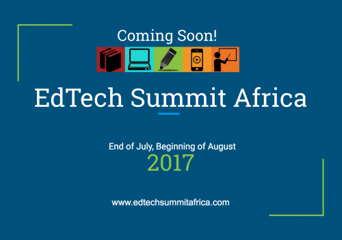 EdTech Summit Africa 2017 Details Coming Soon!